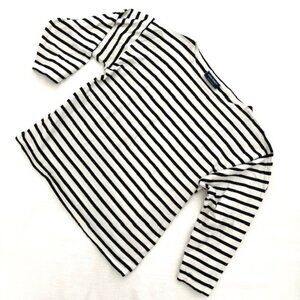Saint James Boat Neck Breton Striped Shirt - Marinière, Size Small 34